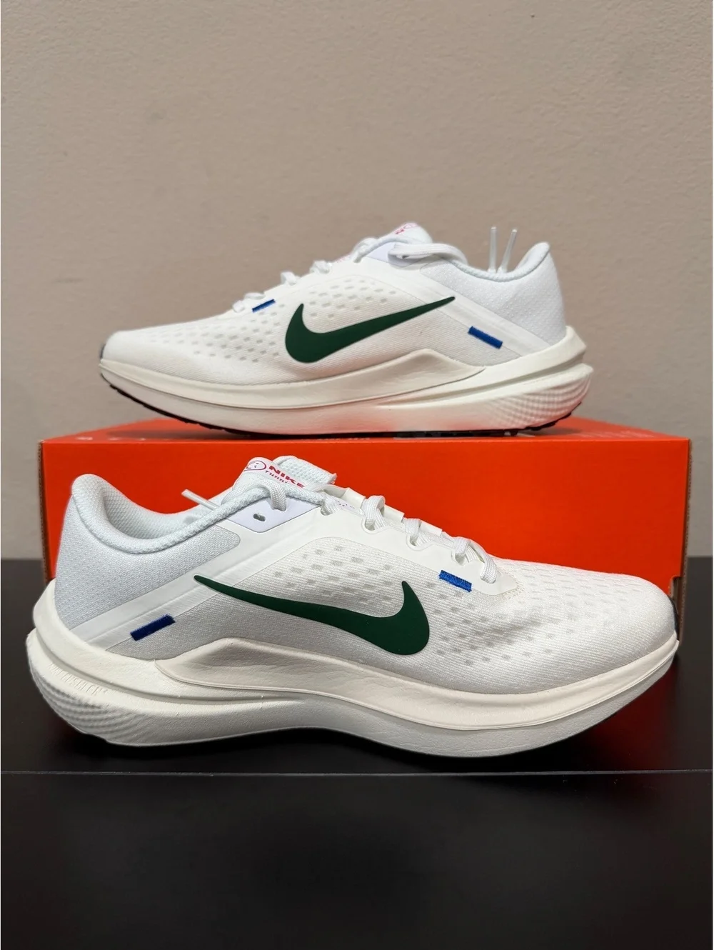 Size 7.5 - Nike Women’s Air Winflo 10 “Sail Game Royal”